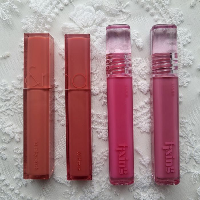 Тінти для губ  Rom&nd та Etude House