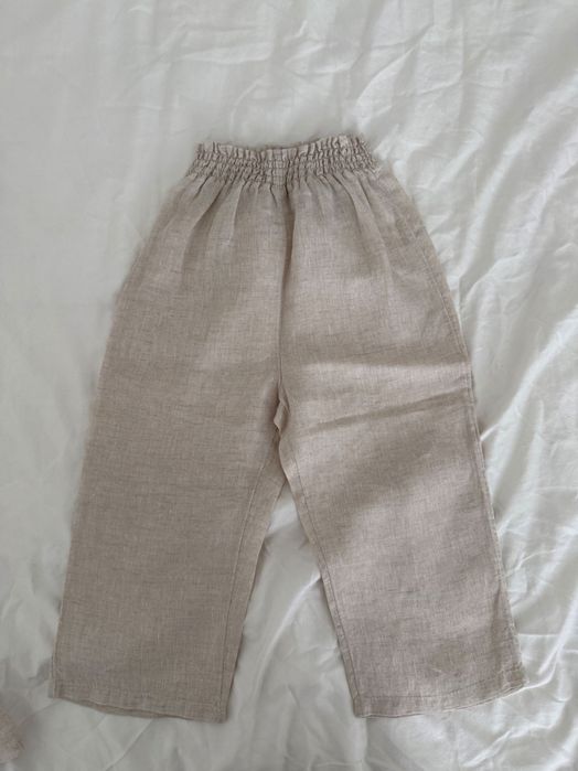 Spodnie Lniane H&M rozmiar 98