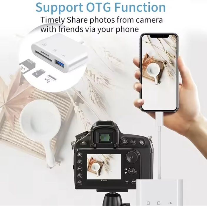 USB-C кардрідер 3-в-1 (SD / microSD / USB)