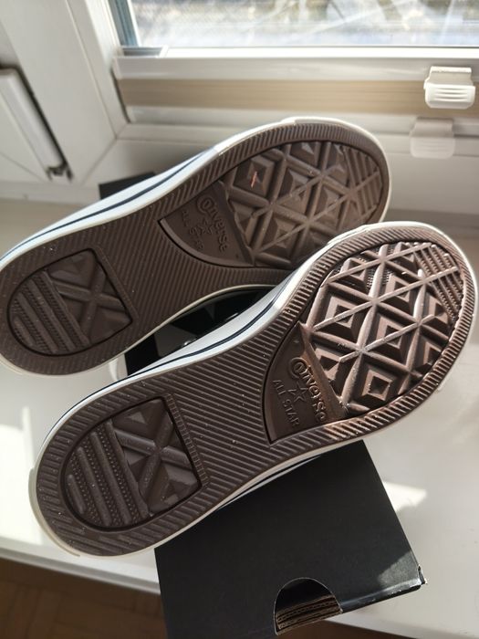 Niskie trampki Converse Brokatowe czarne 36,5