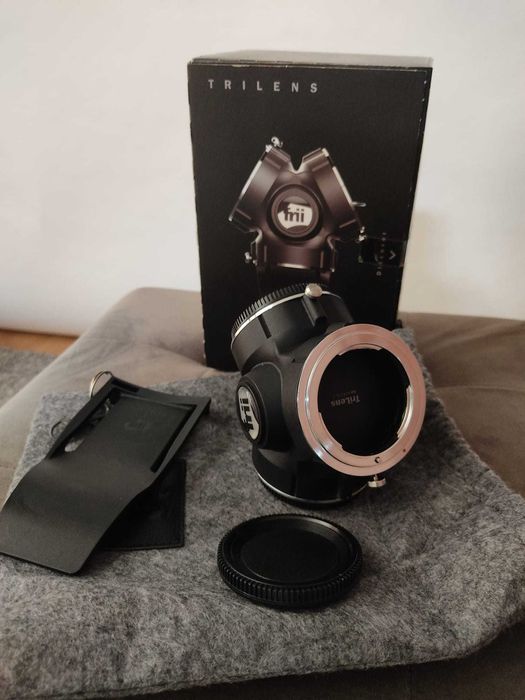 Suporte friidesigns para 3 lentes nikon