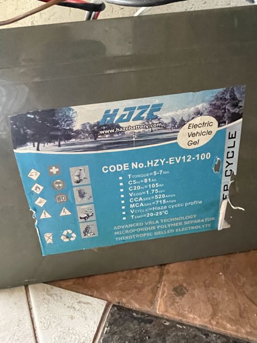 Haze 105 ah akumulator do silnika ponton lodz