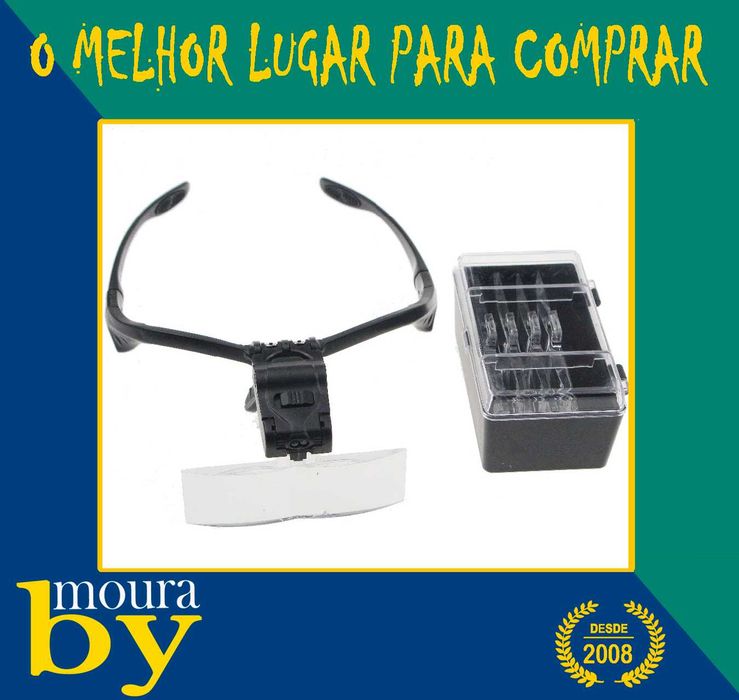 lupa Rightwell tem 5 tipos de lentes
