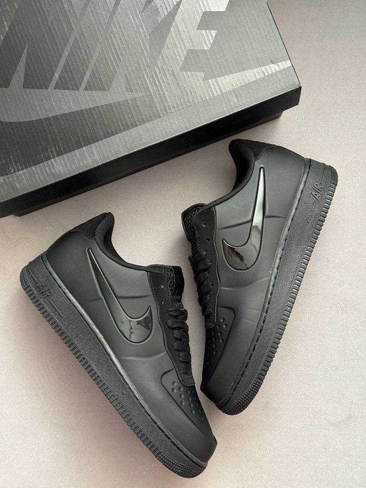 (БЕЗ ПЕРЕДОПЛАТИ)Nike Air Force 1 FOAMPOSITE Black найк айр форс 1