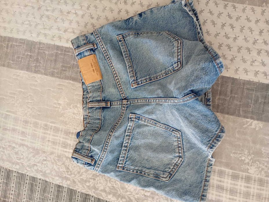 Шорты - юбка Zara Зара джинсовые