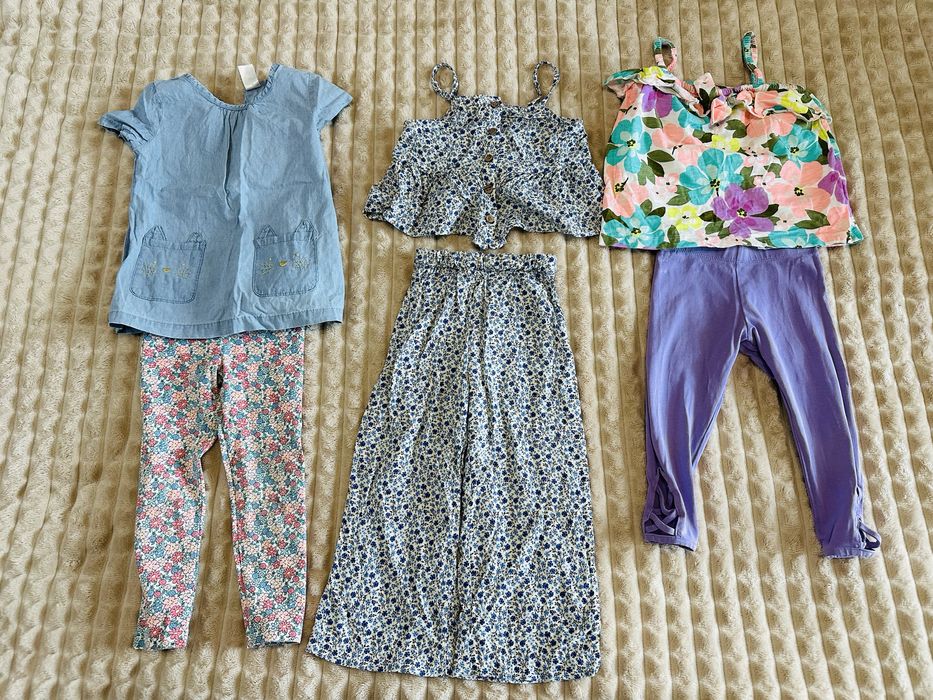 Пакет літніх речей Carter’s, H&M на 3-4 роки