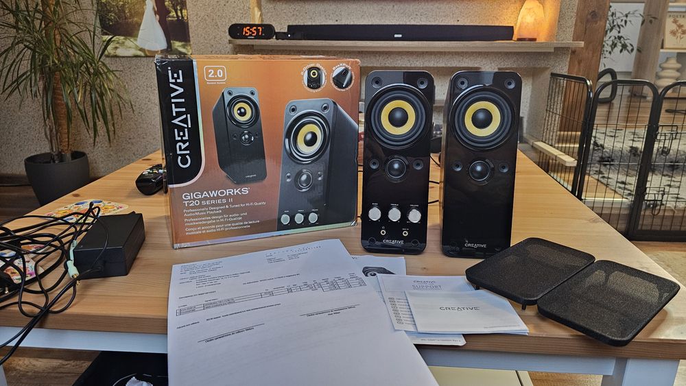 Głośniki Komputerowe Creative T20 Series 2, Stan bdb, 100% spr. Gw. 3l