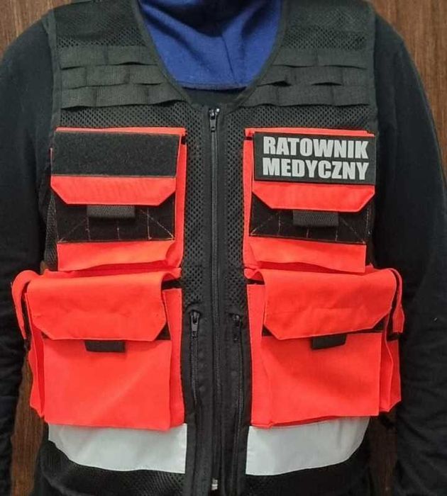 Kamizelka Ratownik Medyczny NOWA polski PRODUCENT szwalnia
