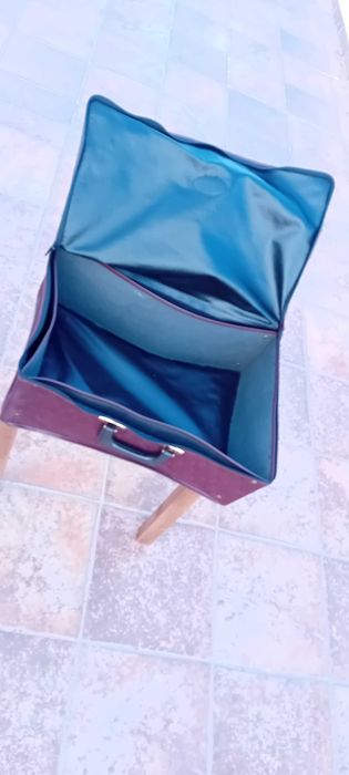 Vintage Mala de Viagem de Tecido