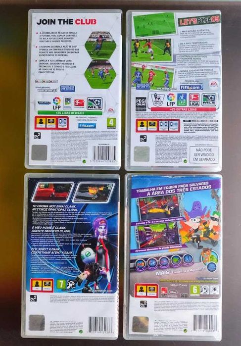 Jogos originais Sony PSP PlayStation Portable