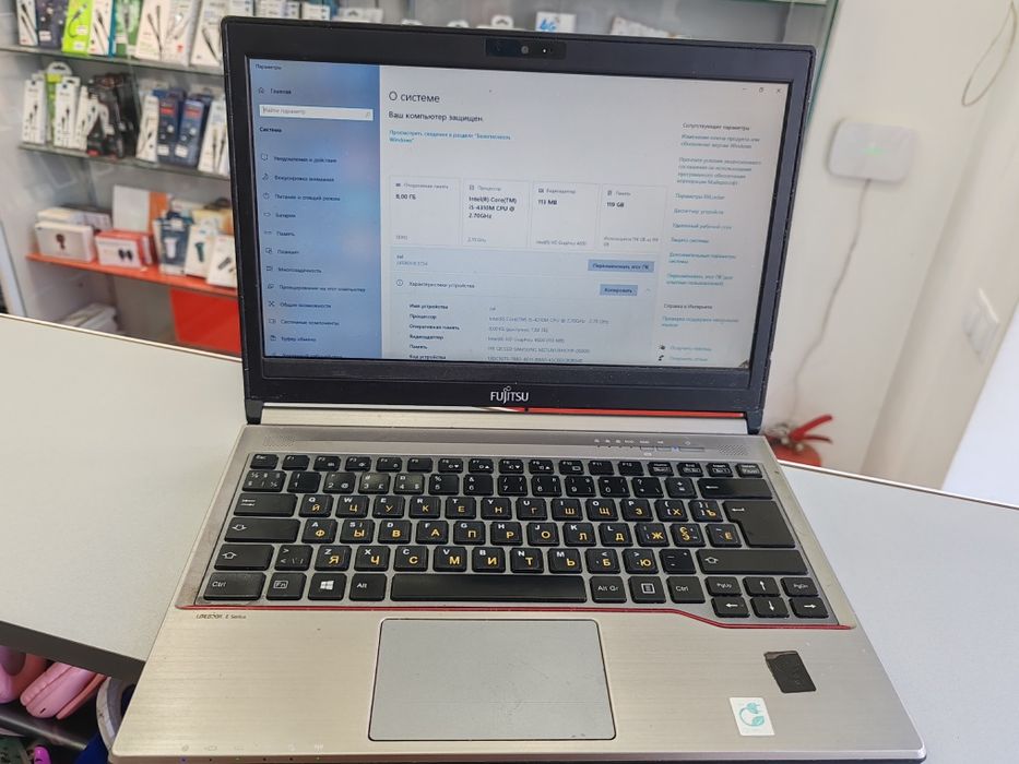 Ноутбук Fujitsu lifebook E734  intel  core i5  ssd 160gb