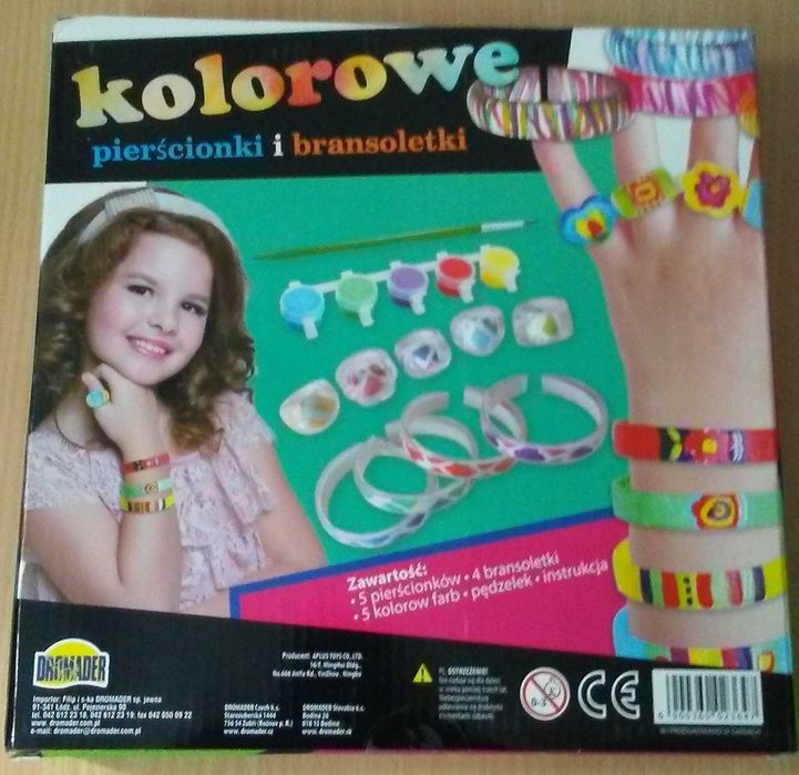 zrób kolorowe pierścionki i bransoletki nowe