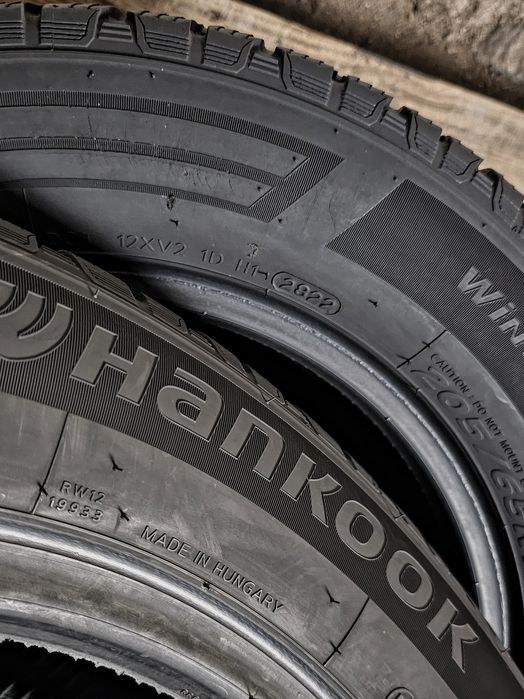 Зимові 205/65r16c Hankook | 8mm | 2022 | Hungary | Преміум шини/Ідеал