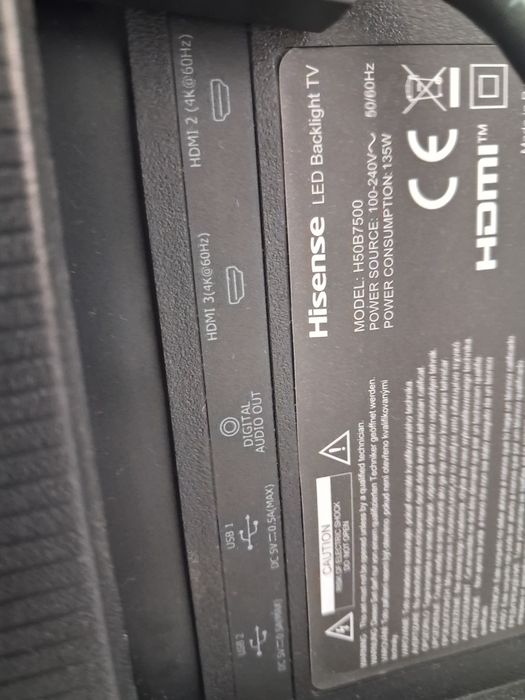 Vendo Hisense Led Backlight TV - H50B7500