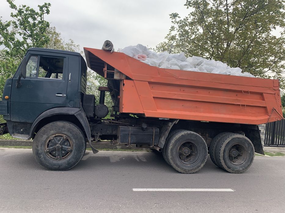 Чистка ділянок, вивіз хламу Камазами самоскидами доставка матеріалів