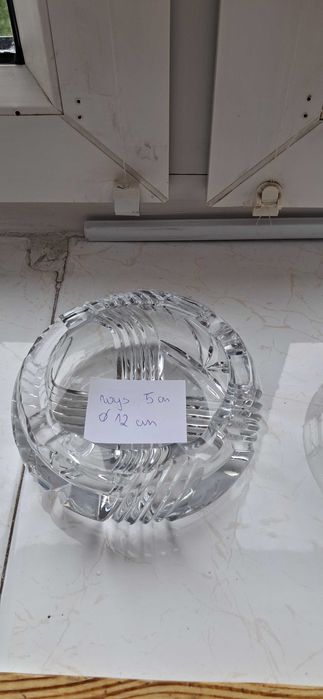 Popielniczka kryształowa