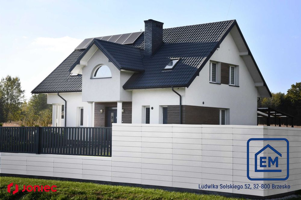 Pustaki ogrodzeniowe JONIEC - ROMA Lite - minimalistyczny wygląd