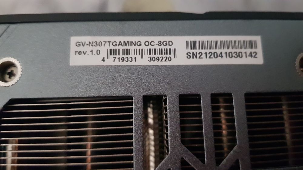 Відеокарта Gigabyte Eagle RTX 3070 Ti 8Gb
