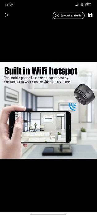 Câmara de vigilância WiFi/TOP