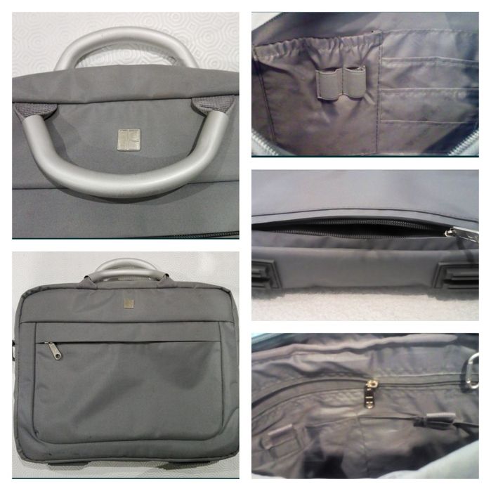 Mala acolchoada para escritório e transporte de portáteis