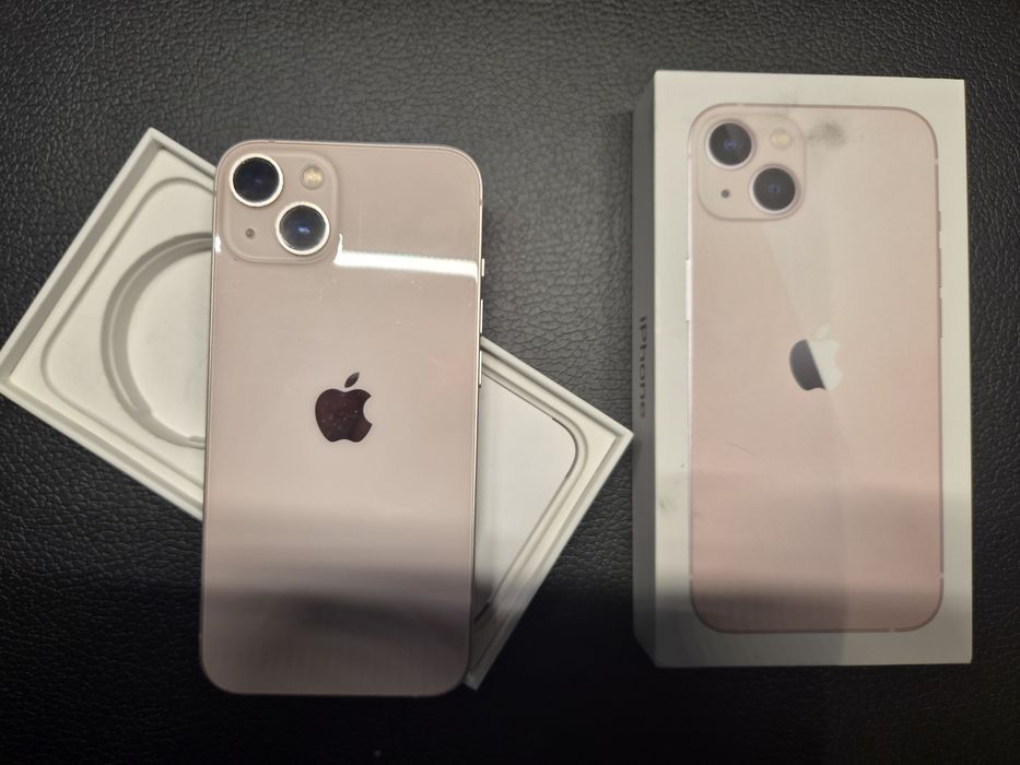 Apple iPhone 13 128GB Pink | SIM + eSIM | Pudełko | 100% sprawny