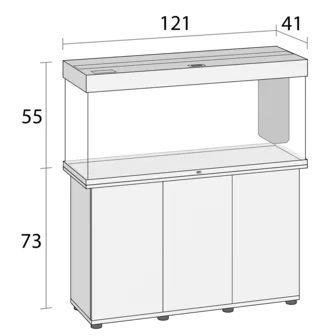 Akwarium Juwel Rio 240 LED szare Aqulife