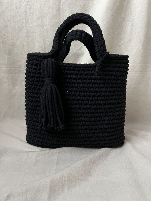 Szydełkowa torebka classic bag, handmade