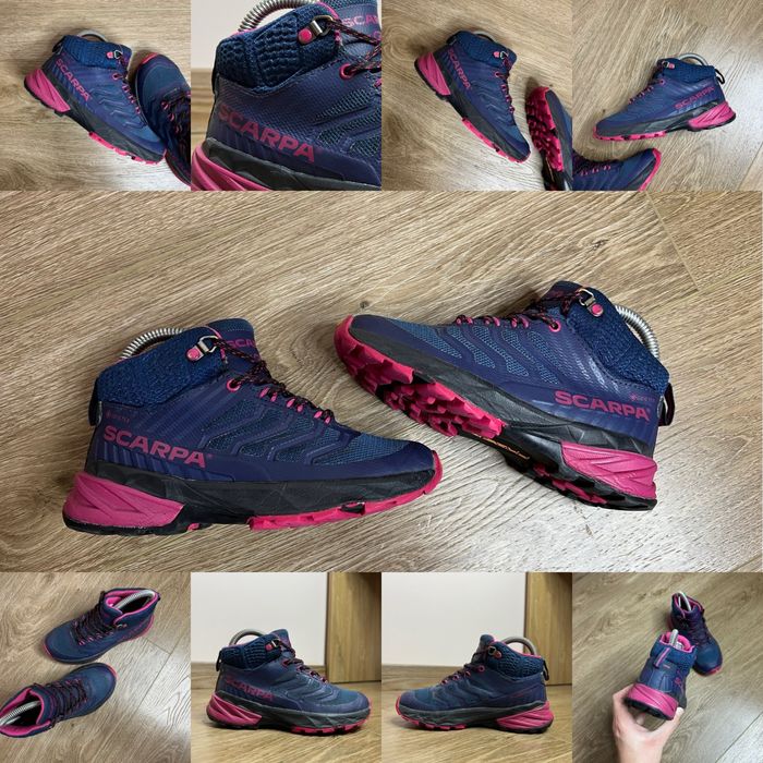 Продам БОМБЕЗНІ дитячі трекінгові черевики Scarpa Rush Mid Kid GTX