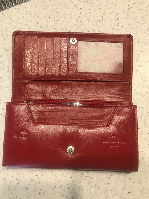 Portfel damski skóra naturalna