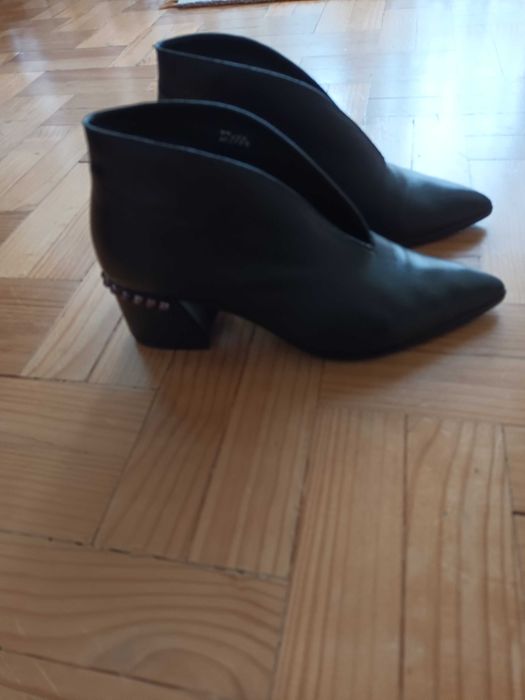 Sapatos senhora em pele