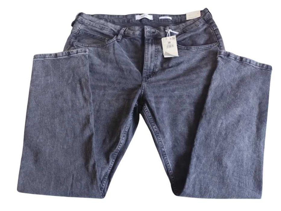 Jeansy slim z efektem sprania Reserved R. 36 Nowe