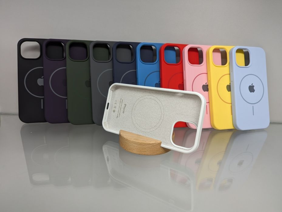 Iphone всі моделі 15 Pro Max MagSafe Противоударный чехол Софт Тач