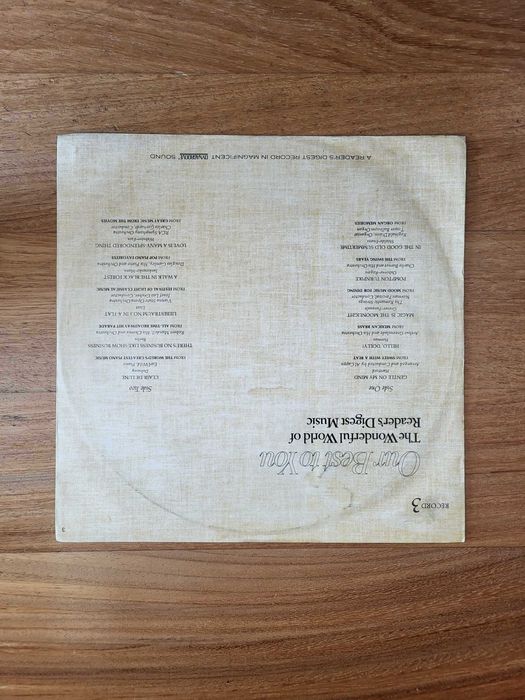 Vinyl Records | "Our Best to You", The Wonderful World Reader's Digest64285975984770122