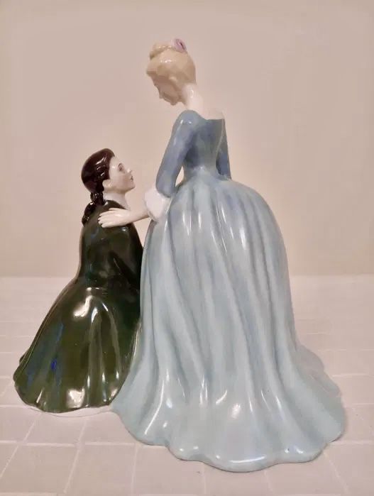 *Royal Doulton Kolekcjonerska Figurka Porcelana Angielska Lalka Para