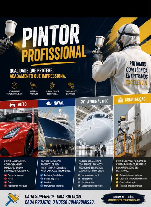 Pintor auto/naval/construção