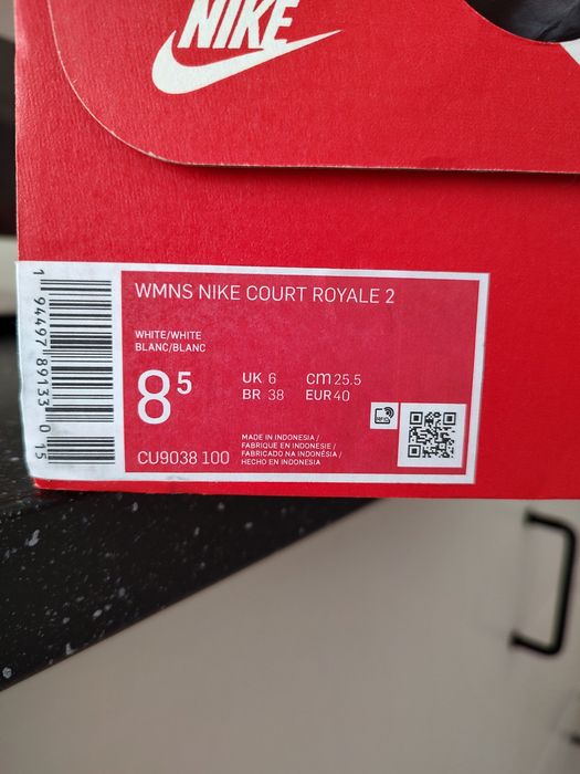 Nike Court Royale 2 mulher 40 – como novos