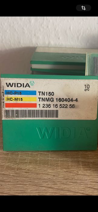 Твердосплавні ріжучі пластини WIDIA Seco Sandvik