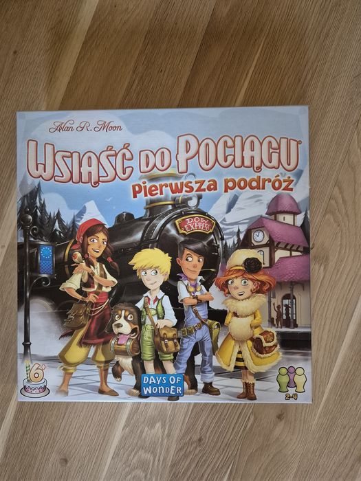 Gra planszowa "Wsiąść do pociągu pierwsza podróż "
