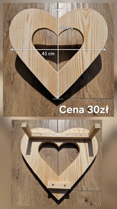 Baza pod kompozycje kwiatowe, nagrobne - serce