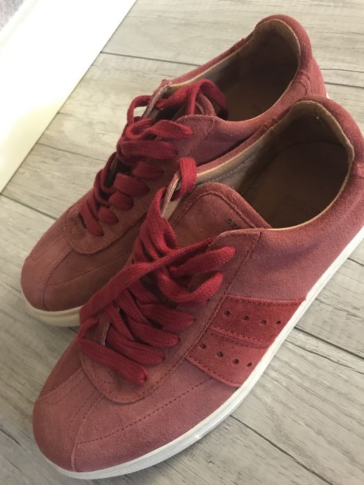 Кеды  натуральный замш