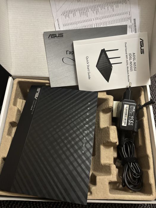 Роутер- модем двухдиапазонный  DSN-N55U ASUS