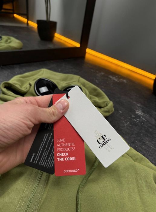 Зіп Худі C.P. Company Zip Hoodie Хакі