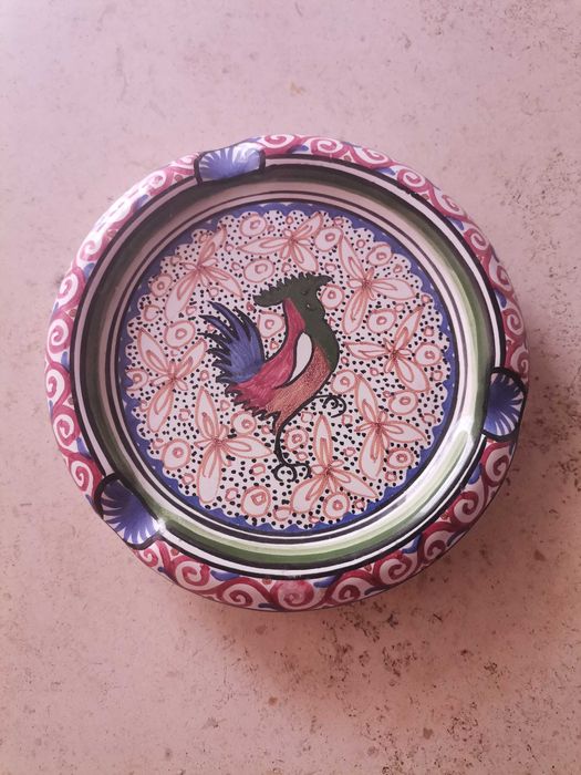 Cinzeiro cerâmica Faiança Coimbra século XV