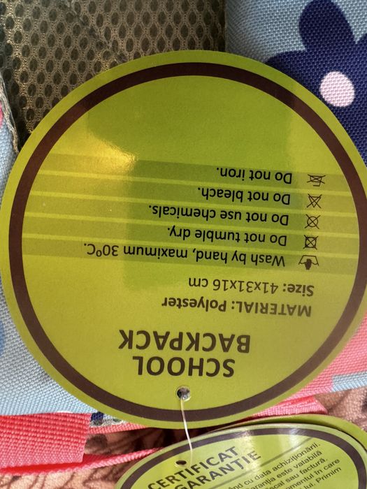 Новый школьный рюкзак ранец для девочки ecada