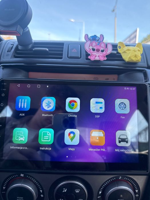 Rádio Mazda 3 (04-09) Android 14 com Carplay + GPS (Novo)
