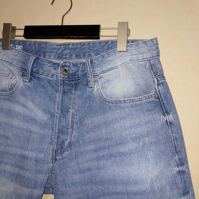 с QR-кодом W31 G-STAR RAW джинсовые шорты из 100% хлопка КУПИТЬ