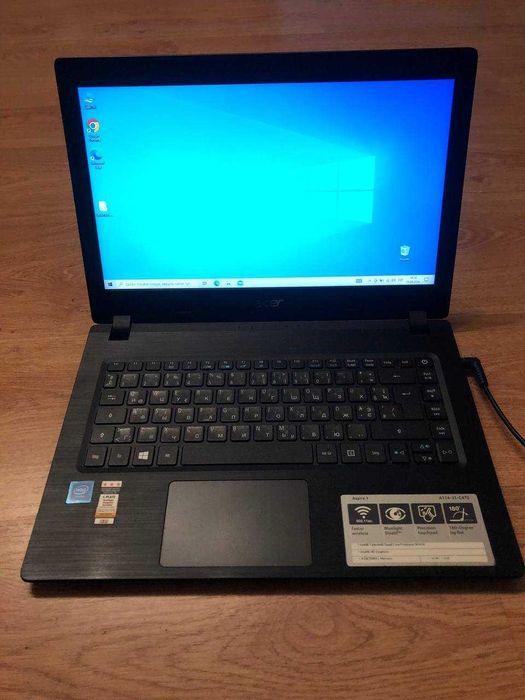 Ноутбук Acer Aspire 1 A114-31 (14"/32 Гб/ОЗП 4 Гб/Celeron N3450/4К)