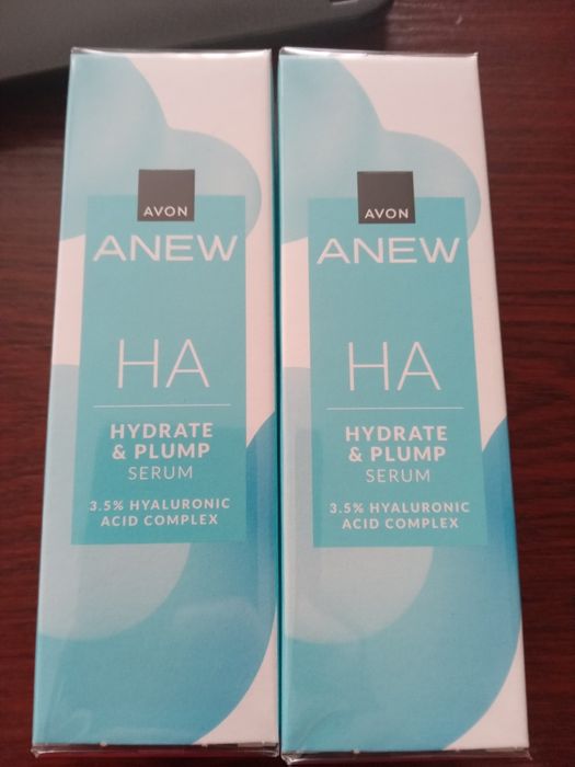 Zestaw 2szt Serum nawilżająco ujędrniający do twarzy I szyi Anew Avon