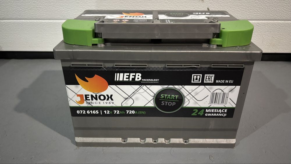 Akumulator Jenox, Start Stop