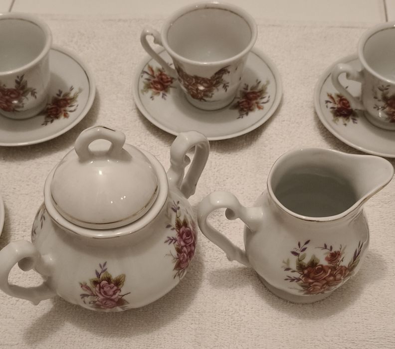 Conjunto de chá  floral